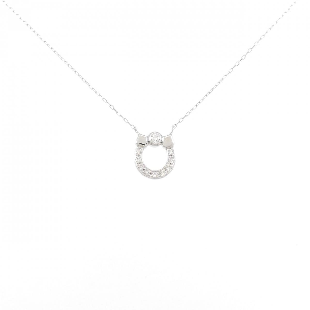 【新品】PT ダイヤモンド ネックレス 0.06CT