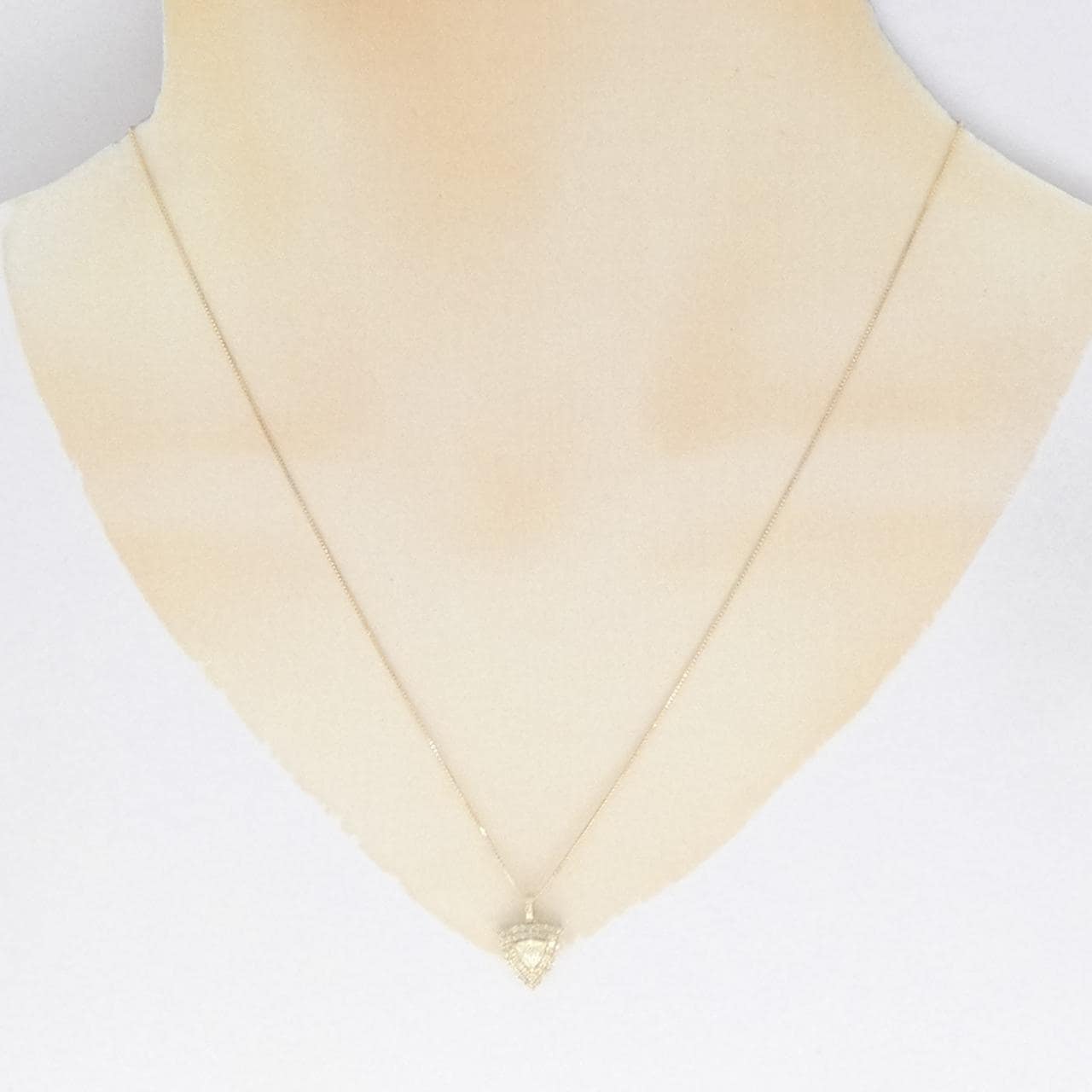 【新品】K18YG ダイヤモンド ネックレス 0.30CT