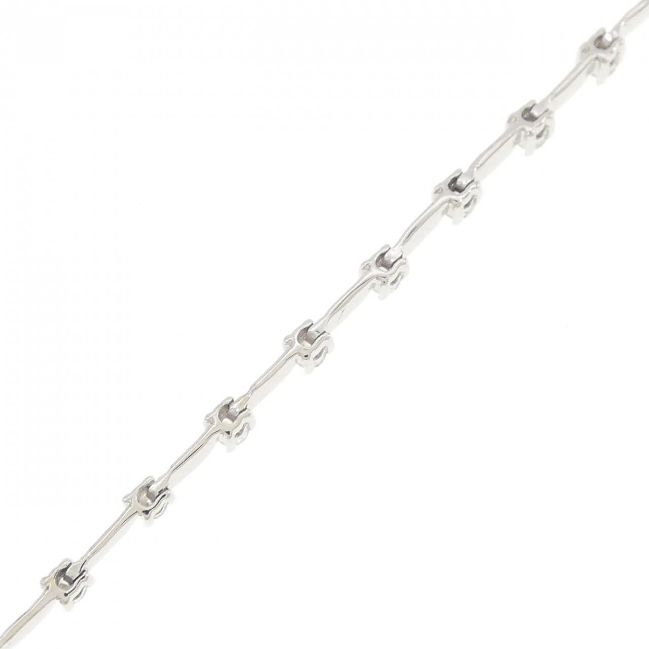 750WG ダイヤモンド ブレスレット 0.67CT