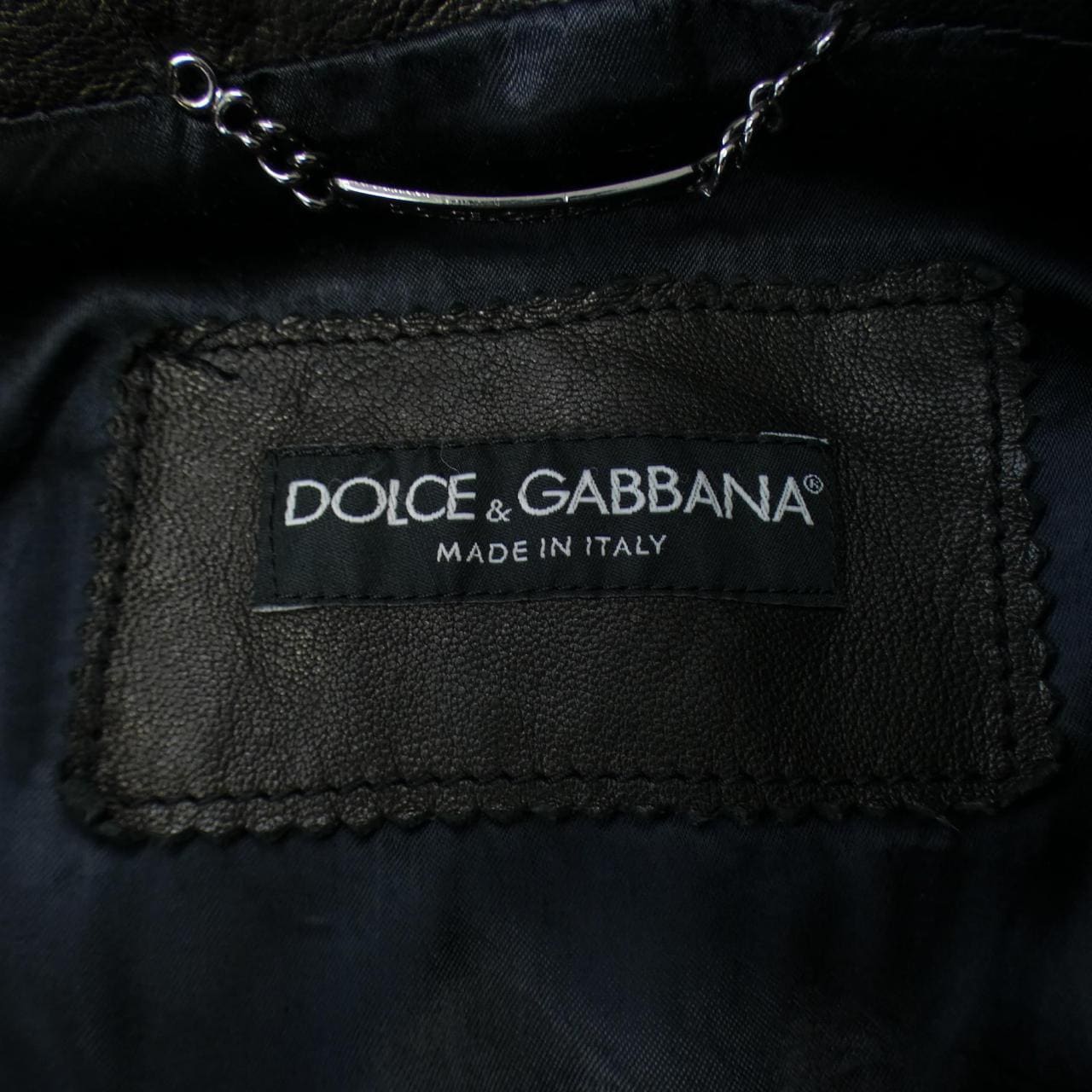 ドルチェアンドガッバーナ DOLCE&GABBANA レザーライダースジャケット