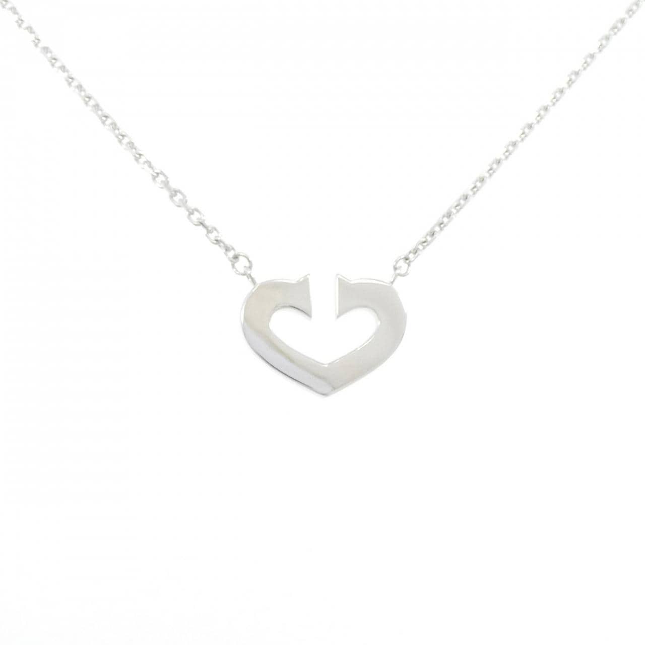 カルティエ Cハート ネックレス