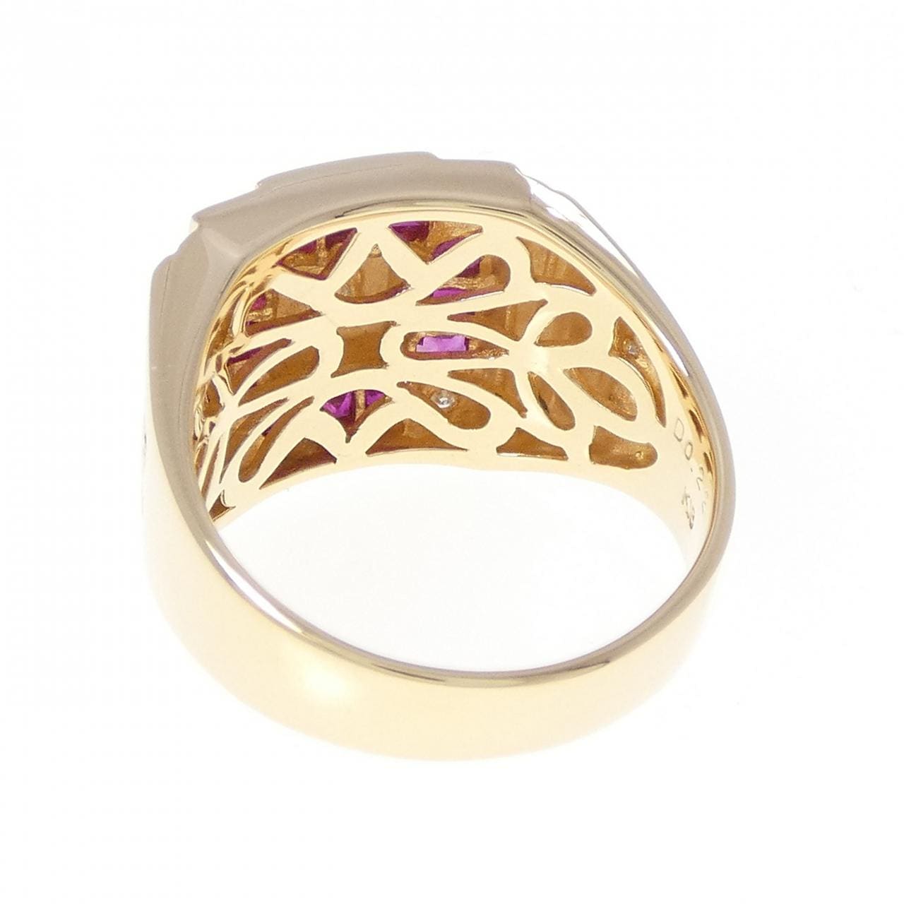 K18YG ルビー リング