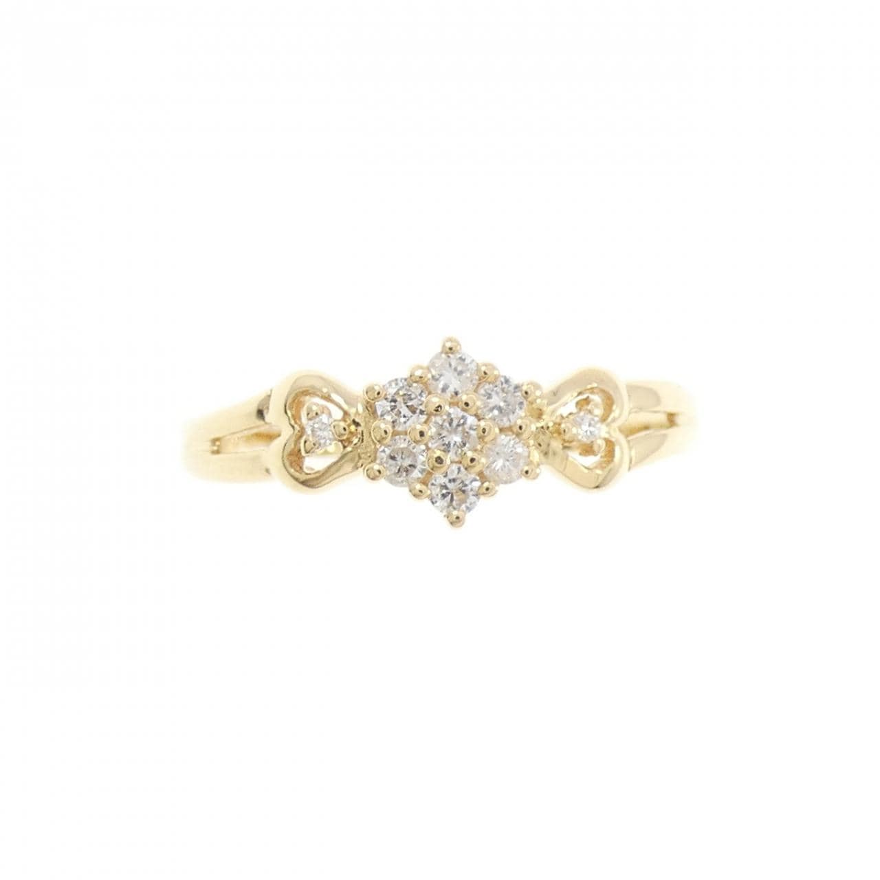 K18YG ダイヤモンド リング 0.04CT