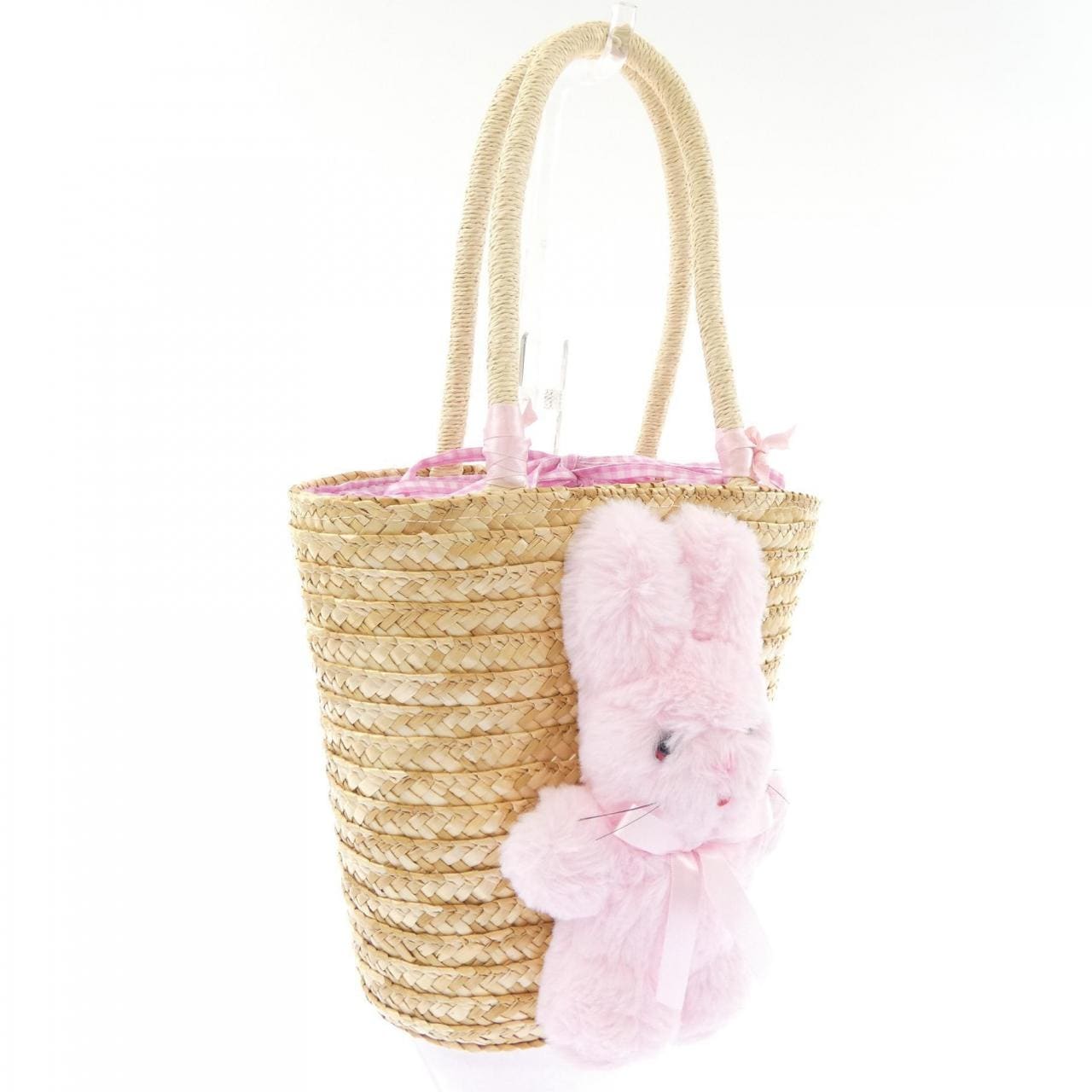 katie FLUFFY BUNNY BASKET BAG