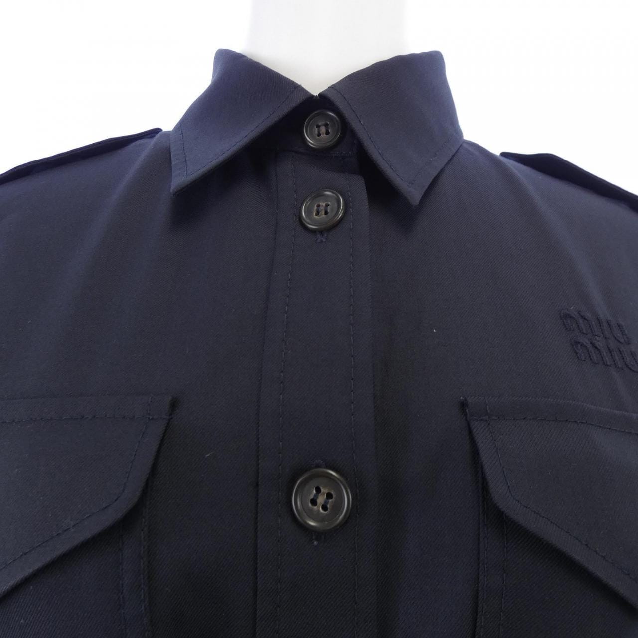 ミュウミュウ MIU MIU MILITARY DRESS DNA03G SOOO 1578 ワンピース