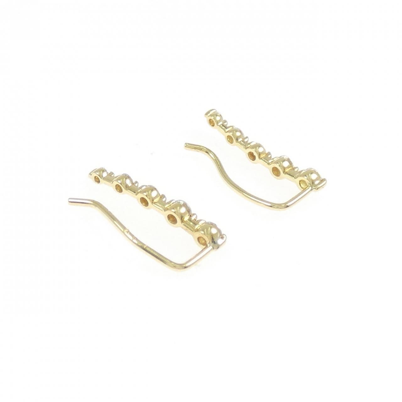 K18YG ダイヤモンド ピアス 0.30CT