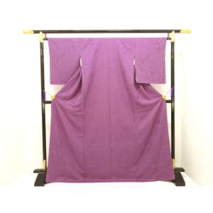 【未使用品】色無地　横木瓜