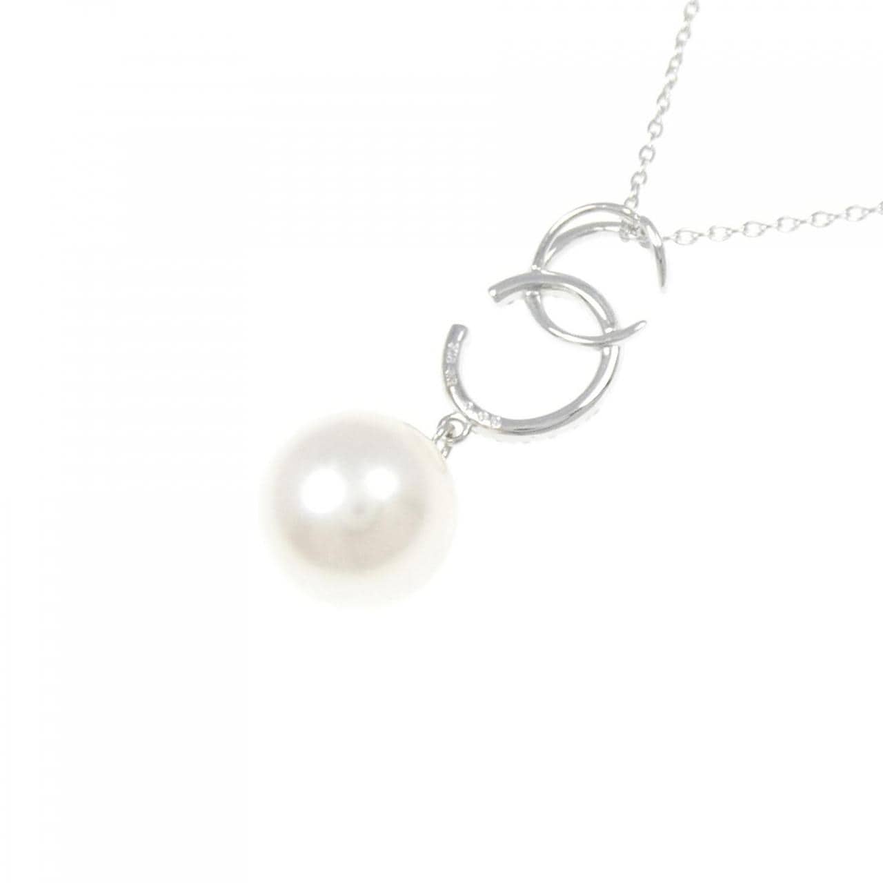 K18WG Akoya pearl necklace 9.3mm