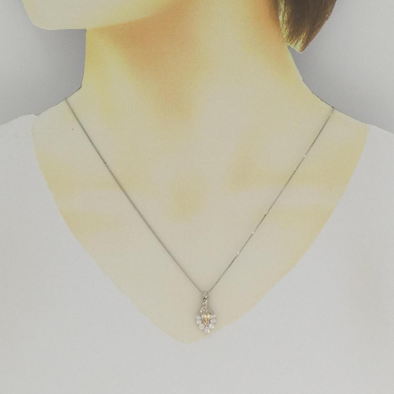 PT900/PT850 ダイヤモンド ネックレス 0.792CT