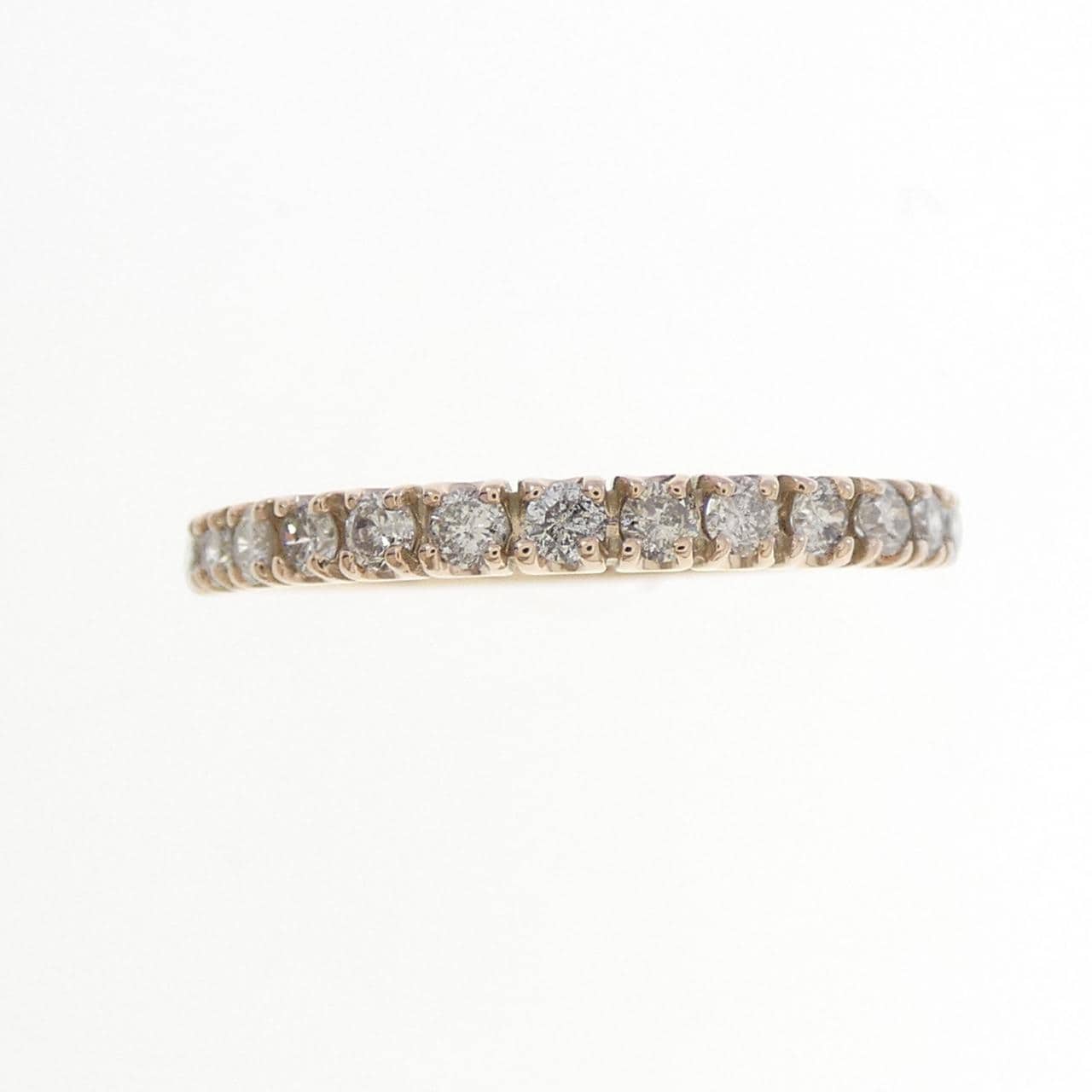 K10PG ハーフエタニティ ダイヤモンド リング 0.30CT