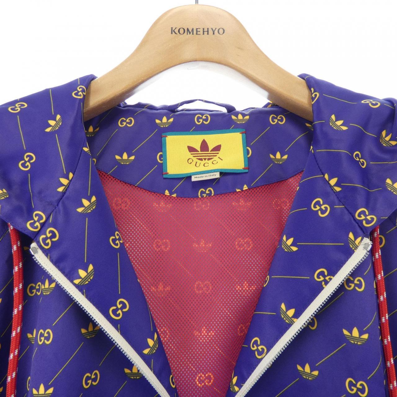 グッチ GUCCI ADIDAS TREFOIL PRINT JACKET 691428 ZAJCZ ブルゾン