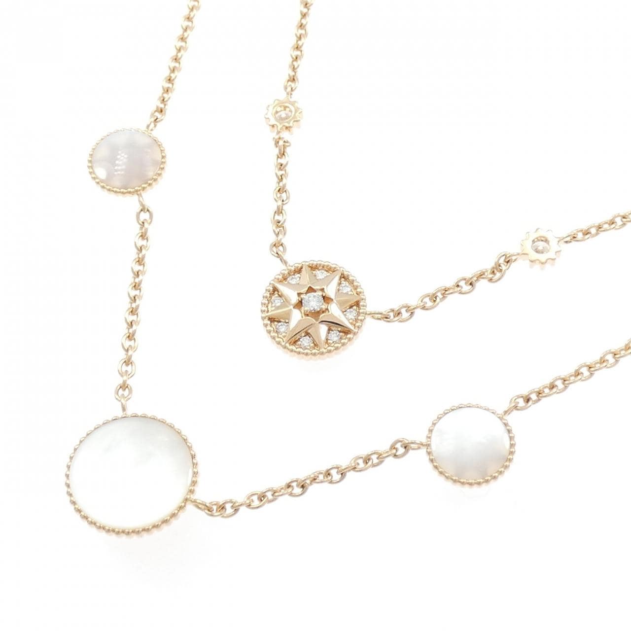 クリスチャンディオール ローズ デ ヴァン ネックレス