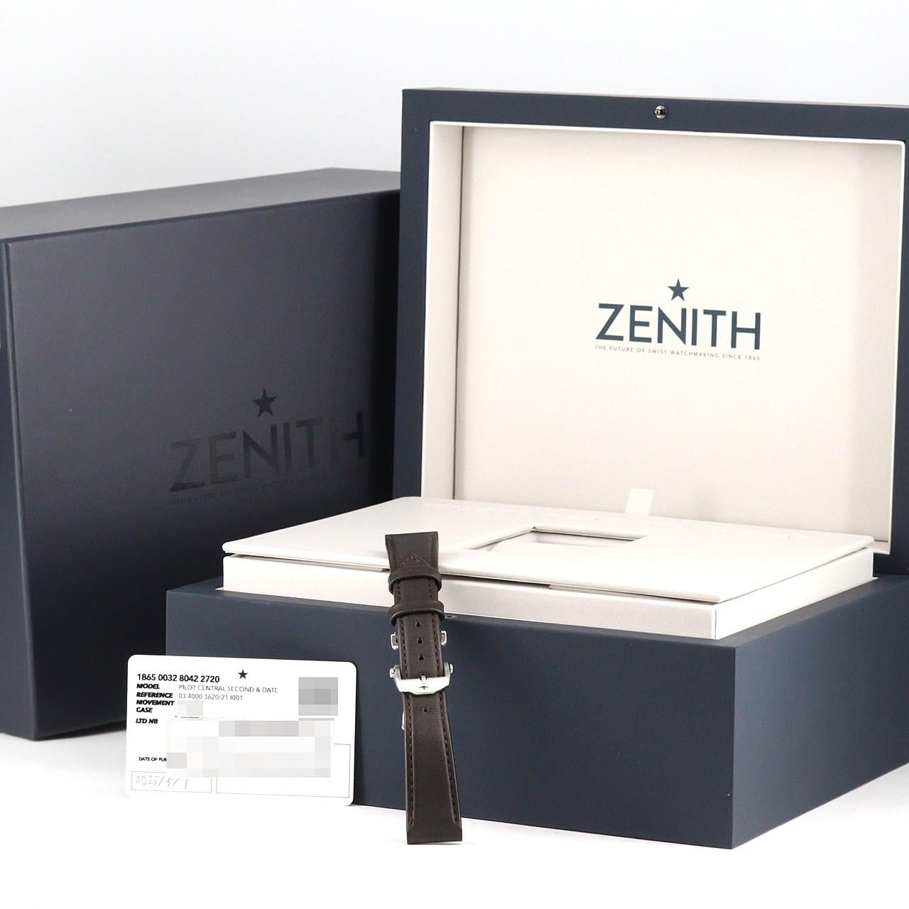 【ノーメンテナンス還元価格】ゼニス パイロットオートマティック 03.4000.3620/21.I001 SS 自動巻