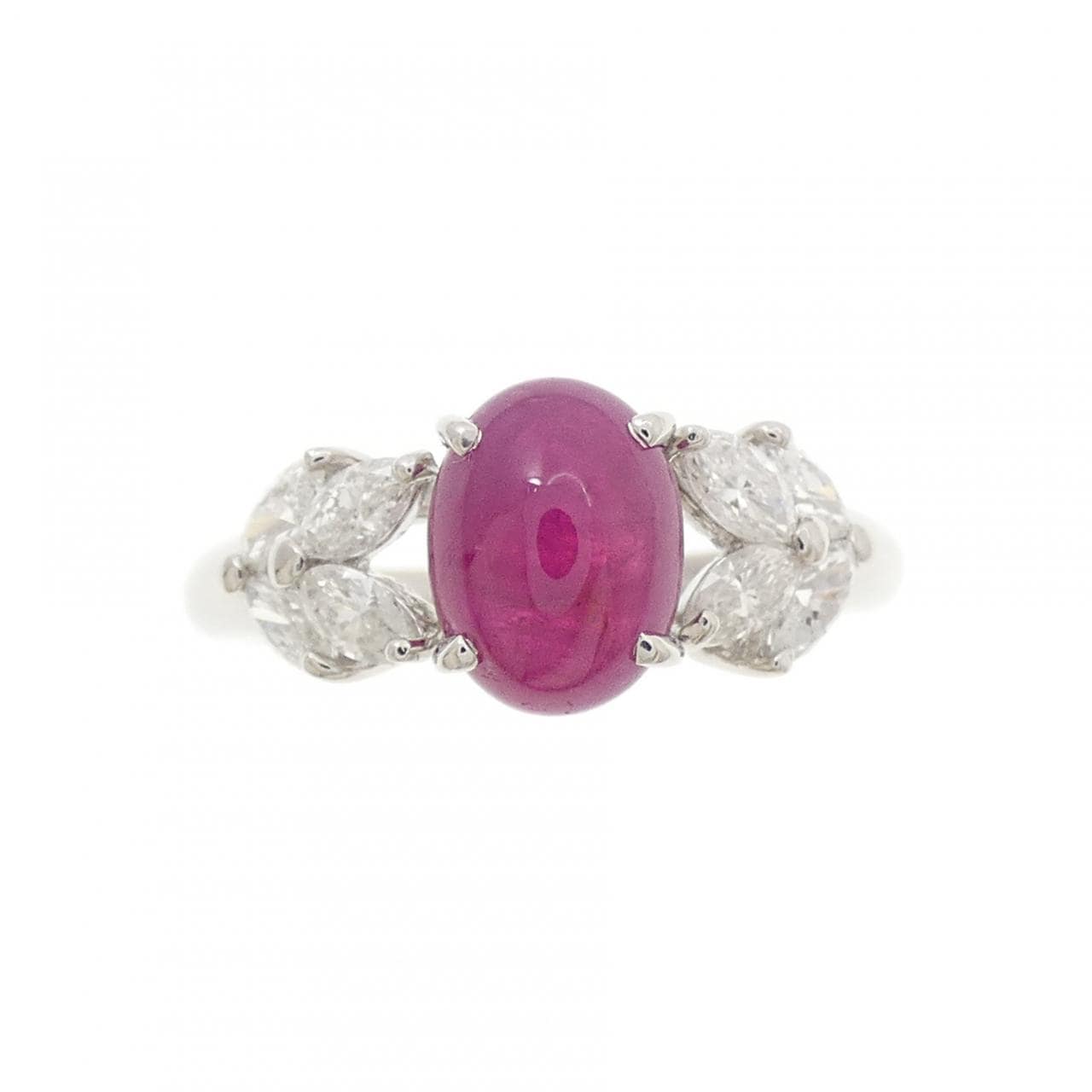 PT900 ルビー リング 2.00CT
