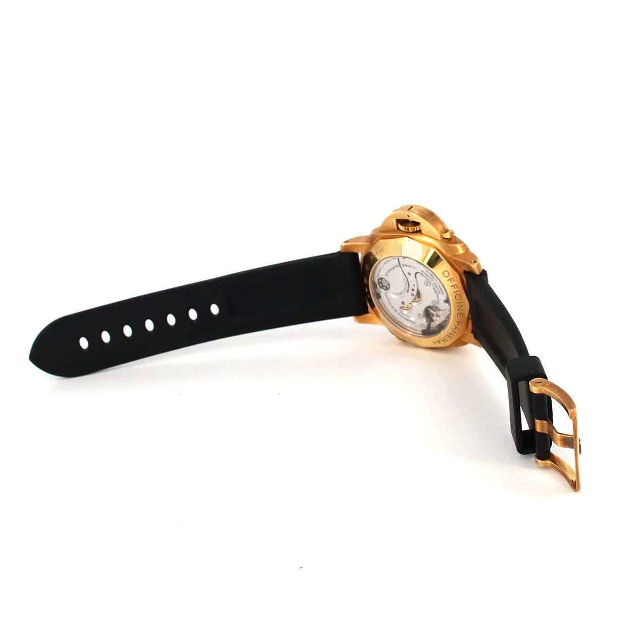 【ノーメンテナンス還元価格】パネライ ルミノール1950 8デイズクロノモノプルサンテGMT PAM00277 PG･RG 手巻