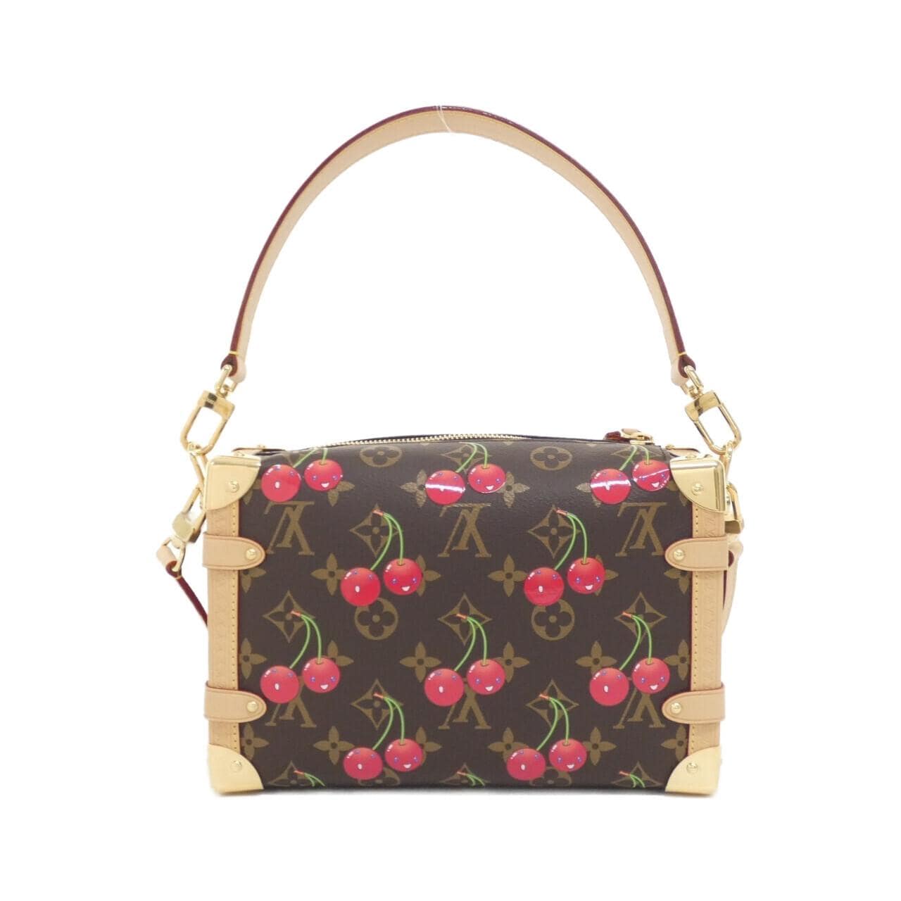 ルイヴィトン モノグラムチェリー(LV×TM) サイドトランク MM M14278 ショルダーバッグ
