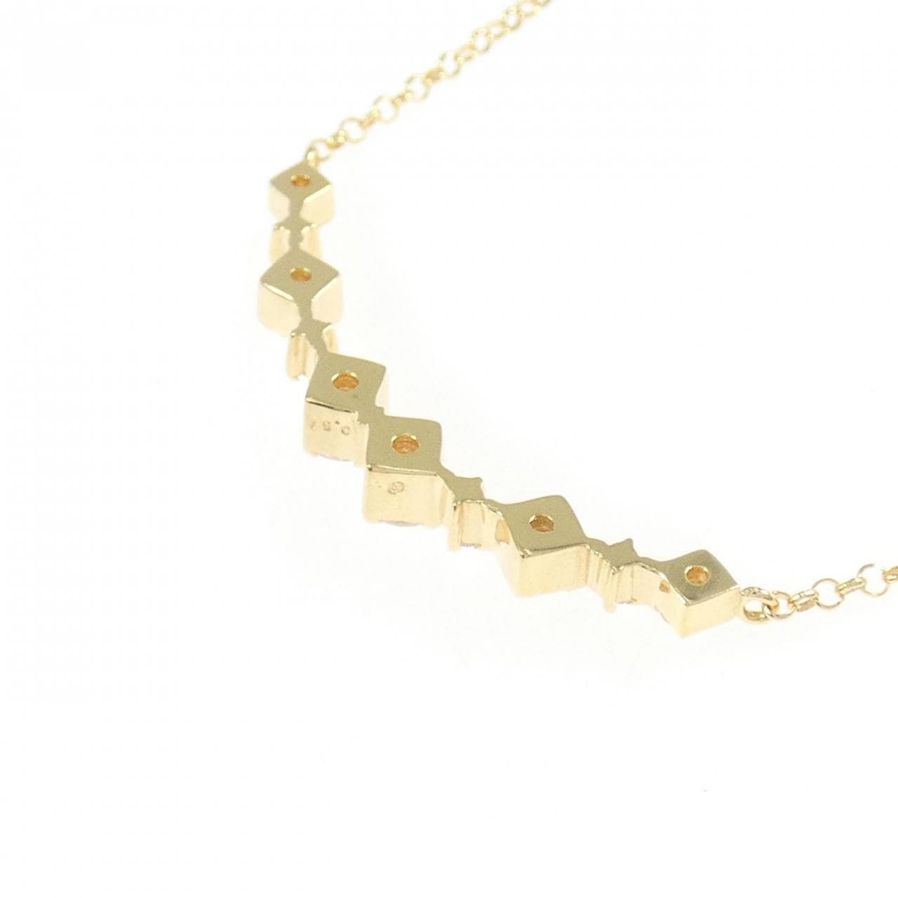 K18YG ダイヤモンド ネックレス 0.51CT