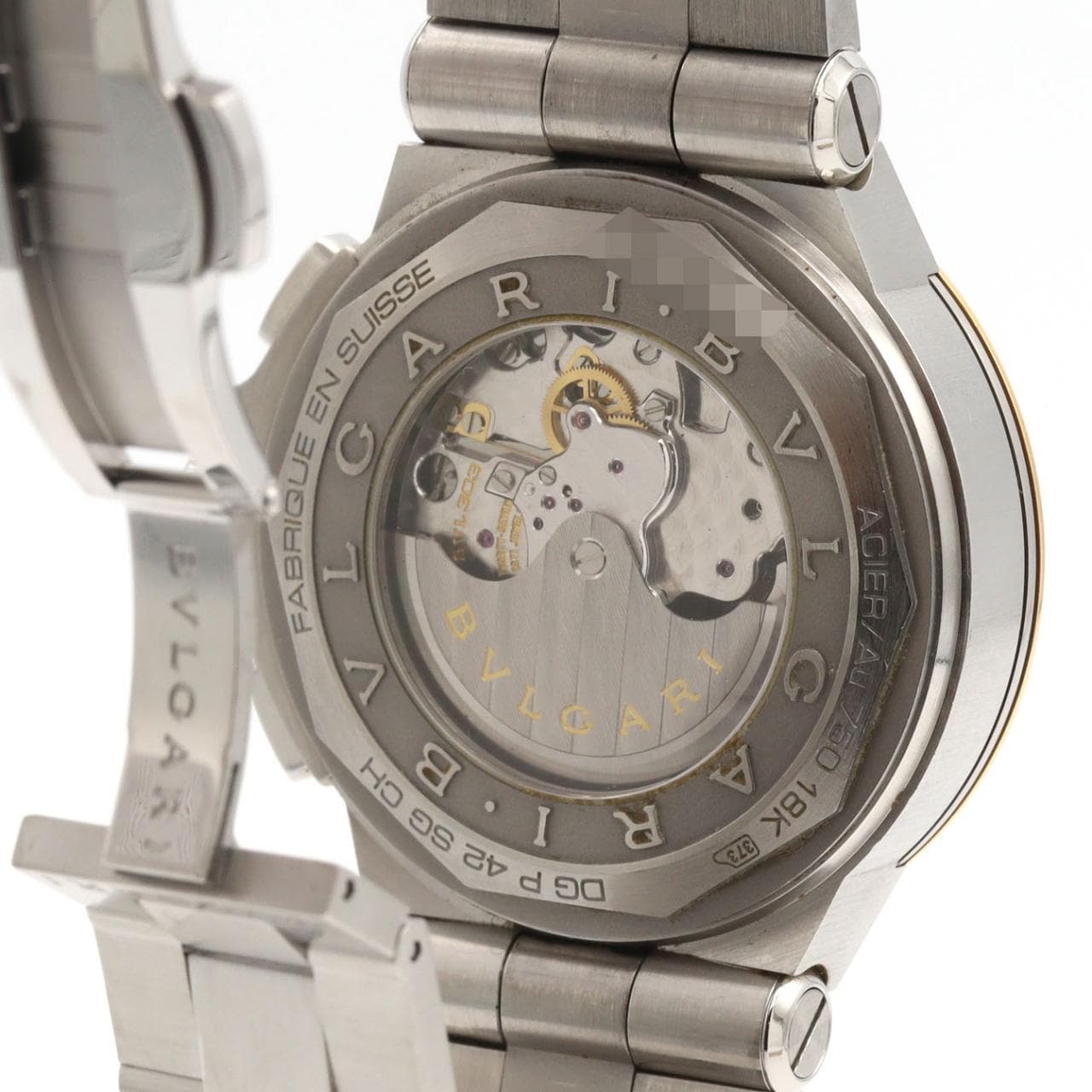 【ノーメンテナンス還元価格】ブルガリ ディアゴノ･カリブロ303 PGコンビ DGP42SGCH SSxPG 自動巻