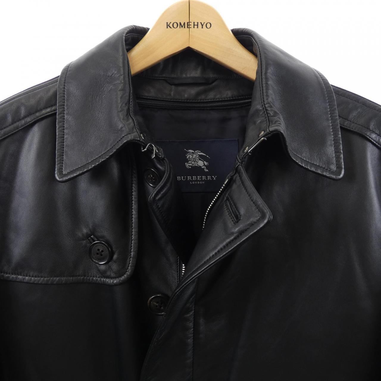 バーバリーロンドン BURBERRY LONDON レザーコート