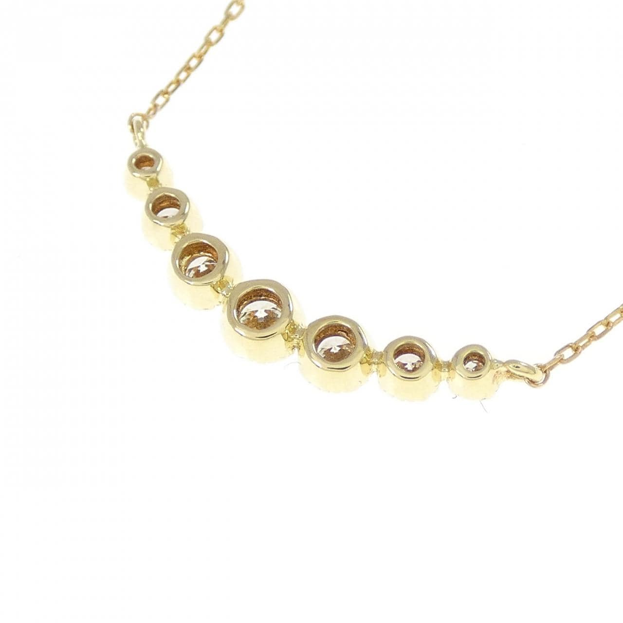 K18YG ダイヤモンド ネックレス 0.20CT
