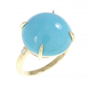 ジーエスティービー ターコイズ リング 6.00CT