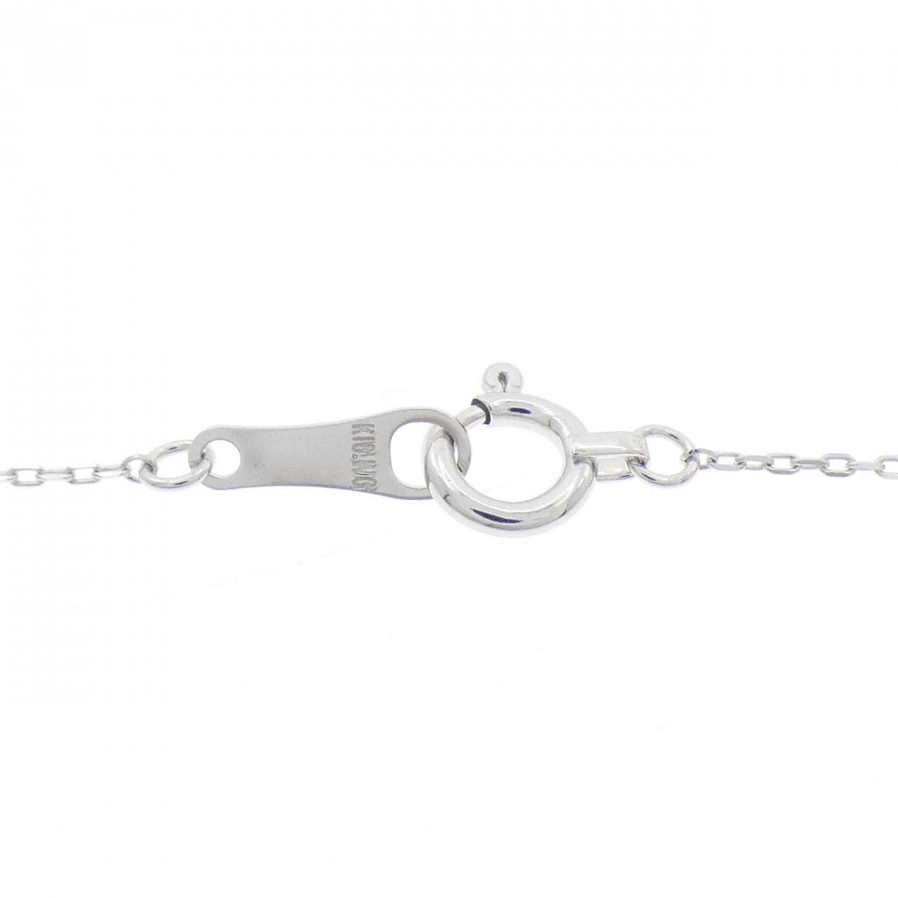 K18WG ダイヤモンド ネックレス 0.08CT