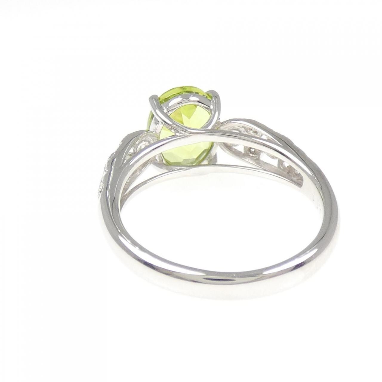 PT900 Peridot Ring 1.97CT