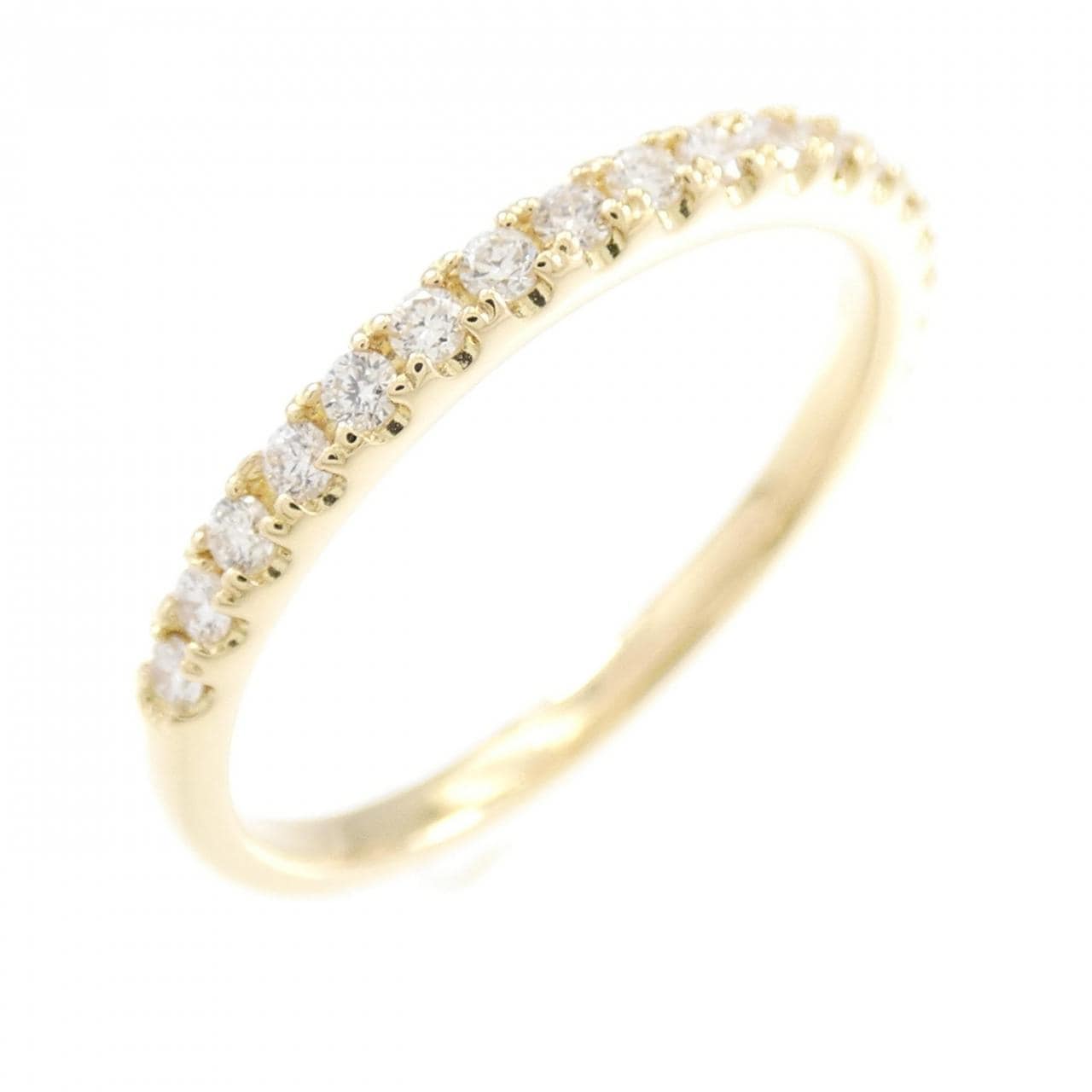 [Remake] K18YG Half Eternity Diamond Ring 0.20CT