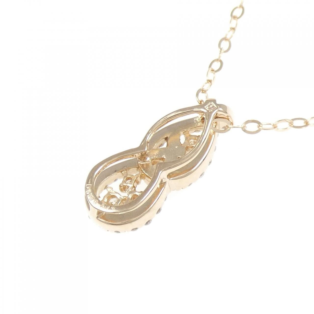 K18PG ダイヤモンド ネックレス 0.38CT