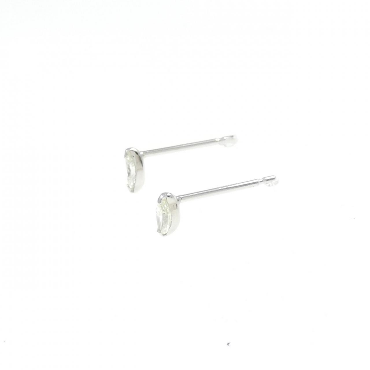[新品] PT900钻石耳环 0.12CT