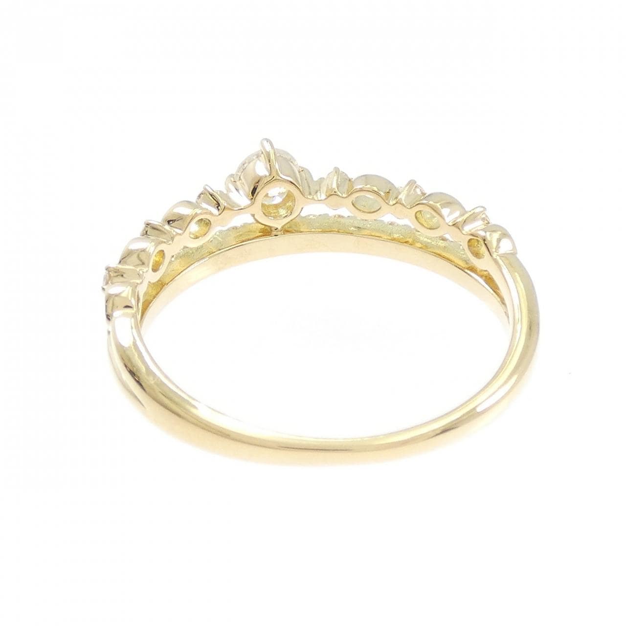 【リメイク】K18YG ダイヤモンド リング 0.40CT