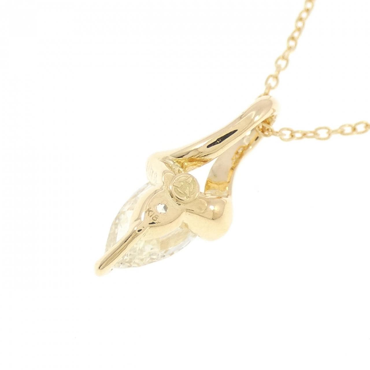K18YG ダイヤモンド ネックレス 1.078CT