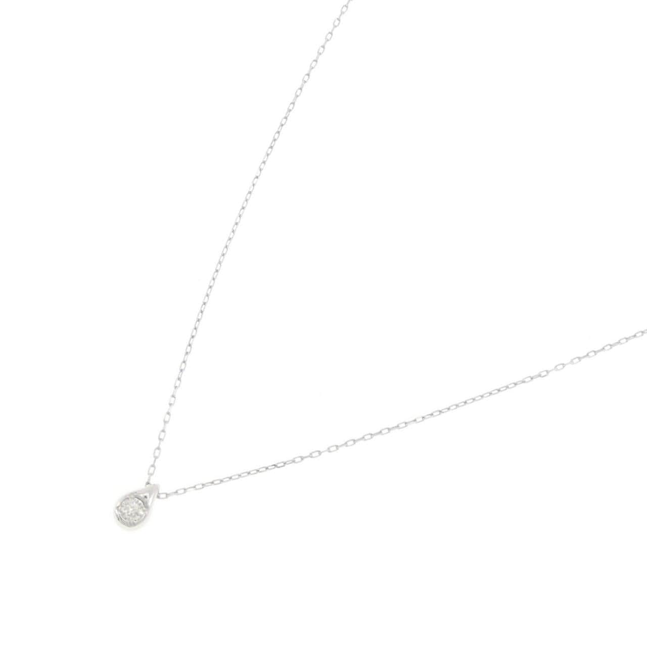 K18WG ダイヤモンド ネックレス 0.03CT