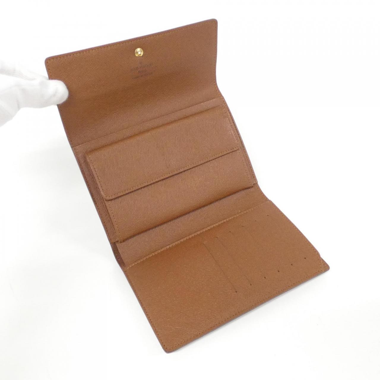 ルイヴィトン モノグラム ポルト トレゾール エテュイ シェキエ M61200 財布