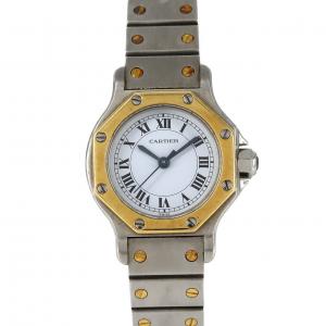 カルティエ サントスオクタゴンSM コンビ SSxYG 自動巻