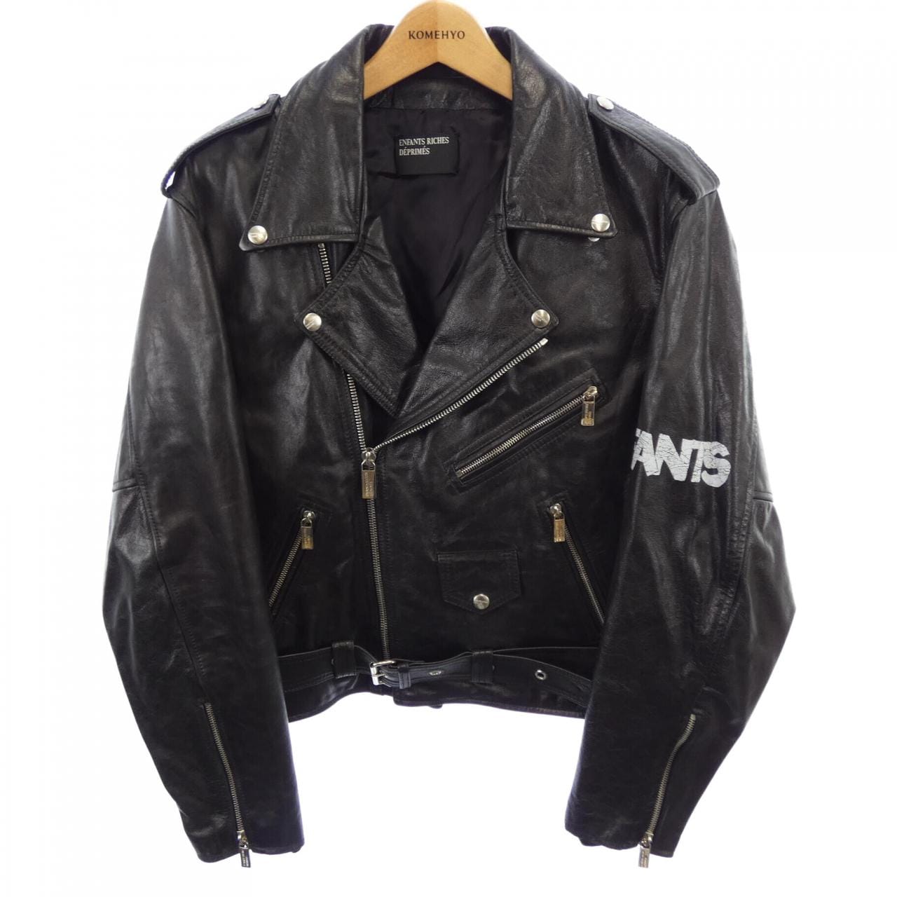 アンファンリッシュデプリメ ENFANTS RICHES DEPRIME レザーライダースジャケット