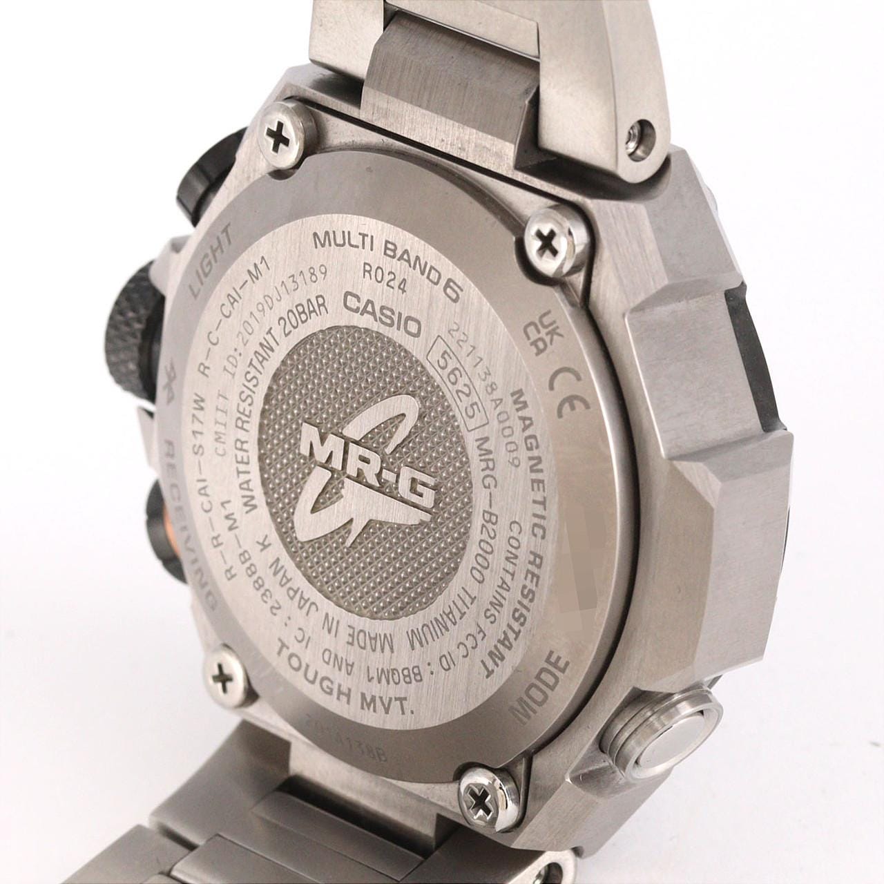 【ノーメンテナンス還元価格】カシオ G-SHOCK･MR-G 電波時計 TI MRG-B2000D-1AJR TI ソーラークォーツ