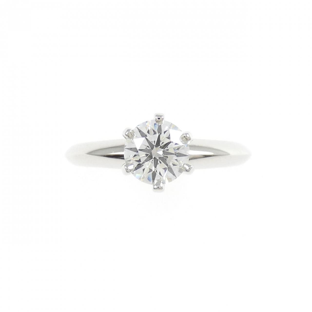ティファニー クラシックソリティア リング 0.60CT H VS1