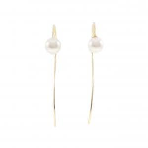 K18YG アコヤパール ピアス 6mm