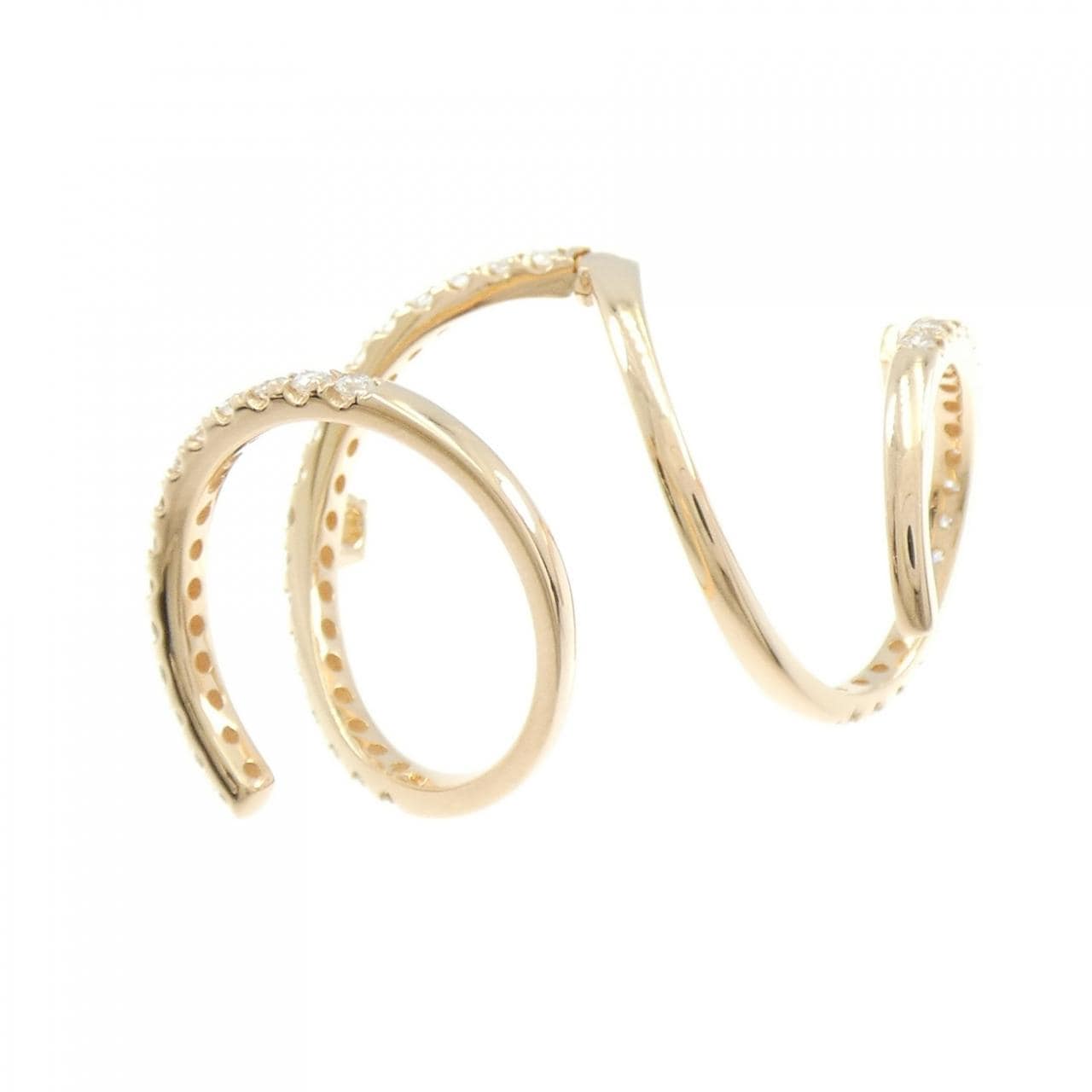 750PG ダイヤモンド リング 0.282CT