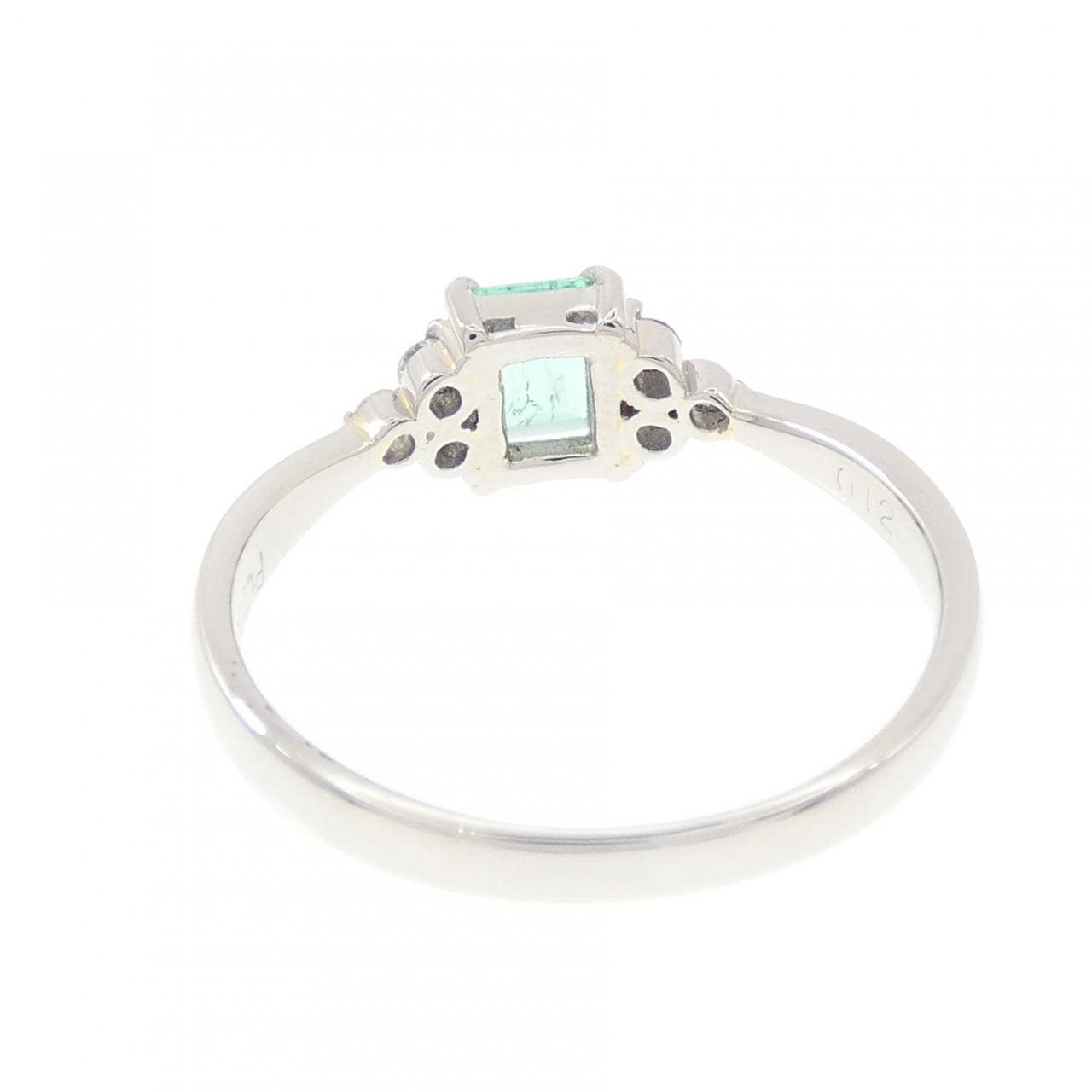 PT900 エメラルド リング 0.53CT