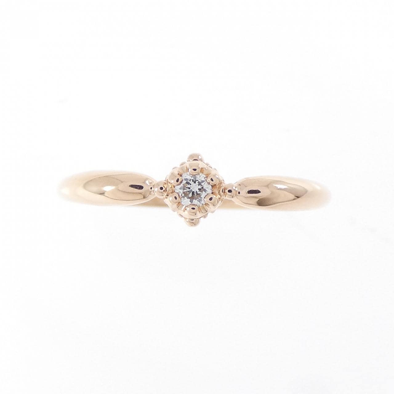 K10PG ダイヤモンド リング 0.05CT