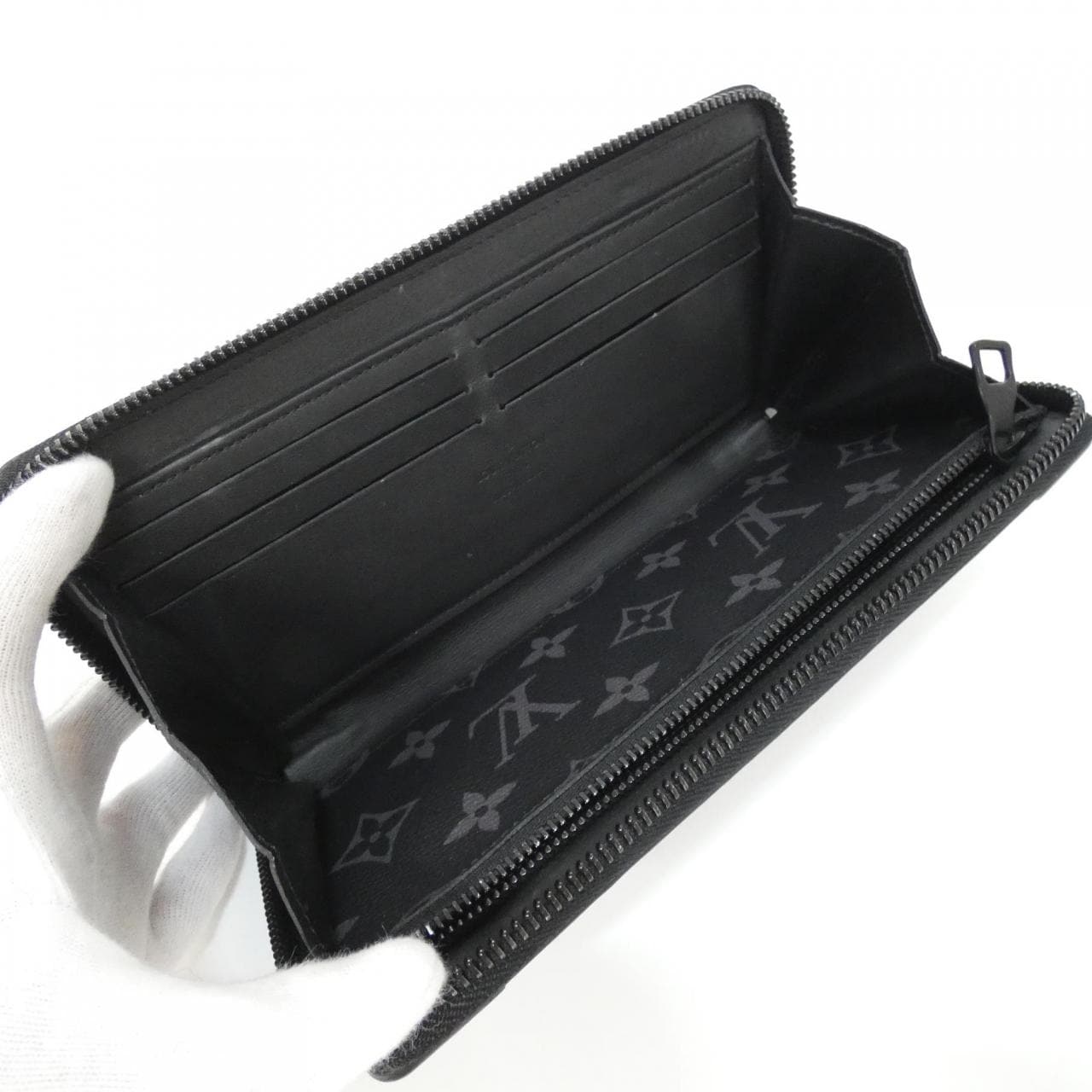 ルイヴィトン モノグラム エクリプス トランク ジッピー ウォレット M80558 財布