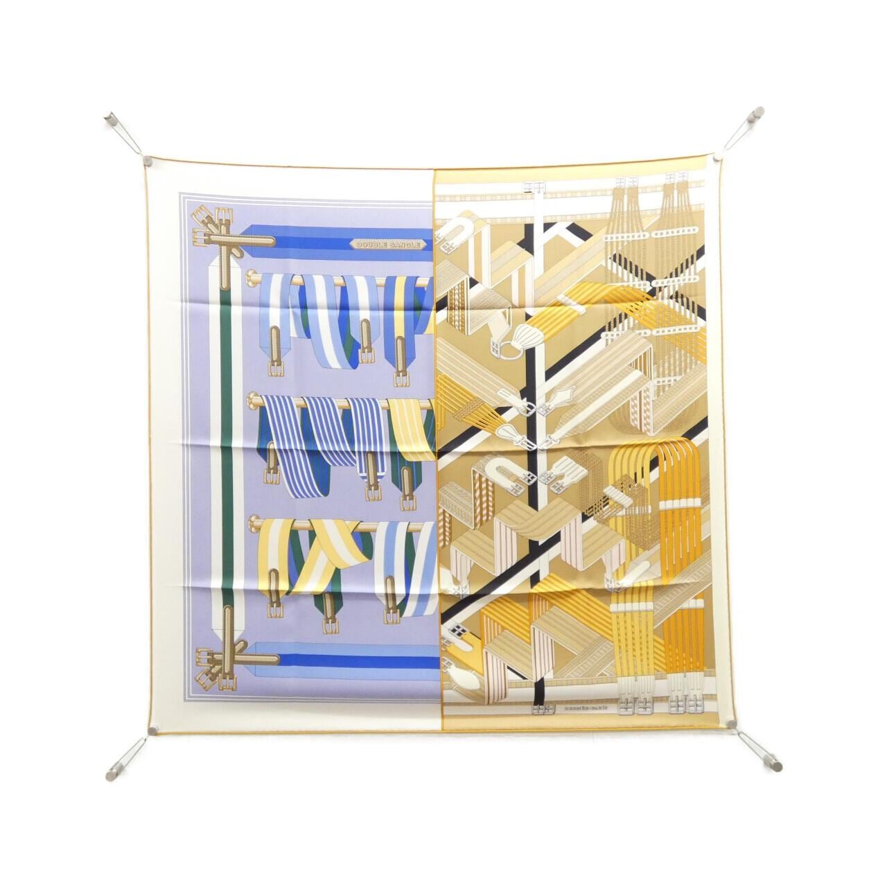 エルメス DOUBLE SANGLE カレ スカーフ