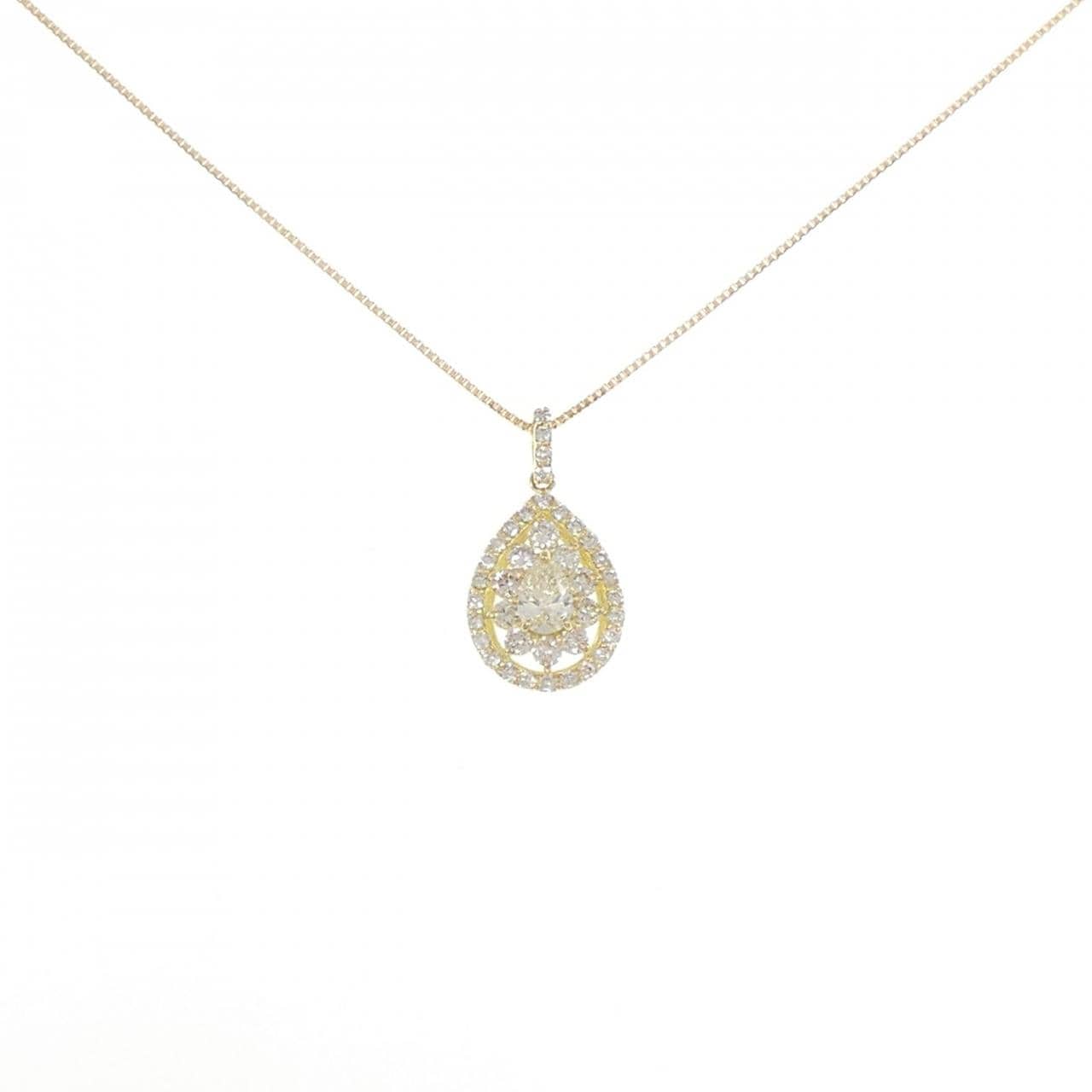 【新品】K18YG ダイヤモンド ネックレス 0.50CT