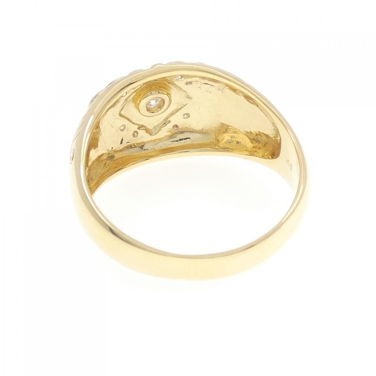 [新品] K18YG鑽石0.10CT
