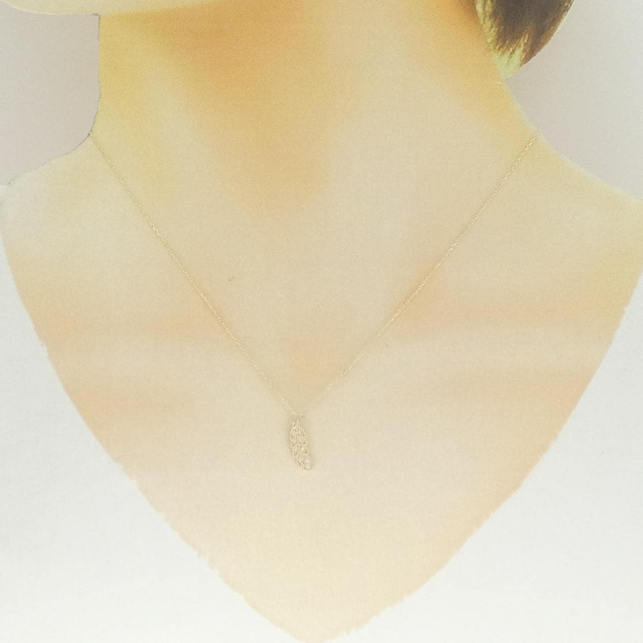 K10YG ダイヤモンド ネックレス 0.05CT