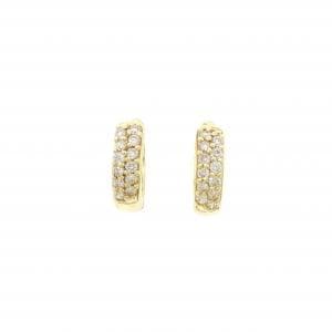 K18YG鑽石耳環0.20CT