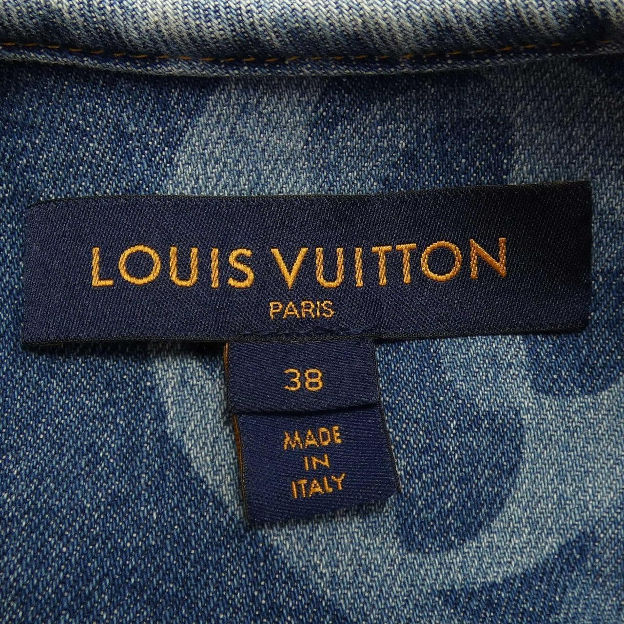 ルイヴィトン LOUIS VUITTON ジャイアントモノグラム カラーレス FKJA06ZPY デニムジャケット