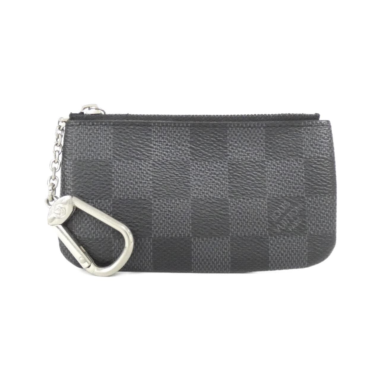 ルイヴィトン ダミエ グラフィット カードキーケース ポシェット クレ N60155 コイン＆キーケース